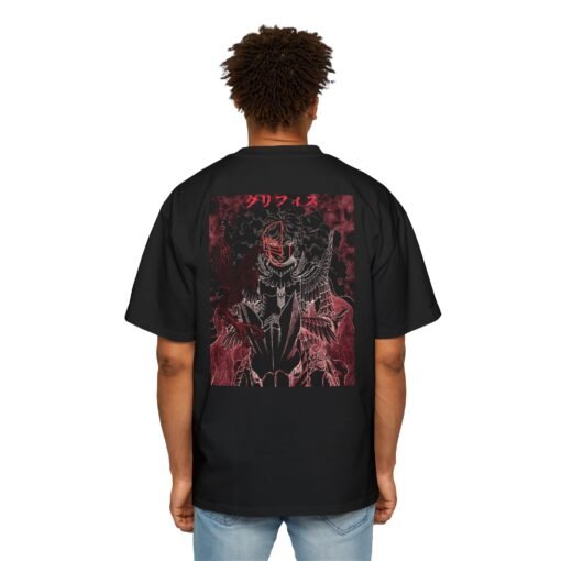 Oversized Tee [Back Print] - Berserk - Griffith Red