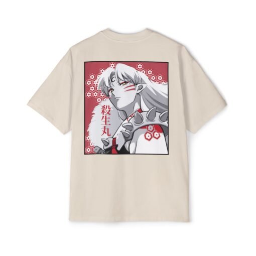 Oversized Tee [Back Print] - Inuyasha - Sesshomaru - Image 15