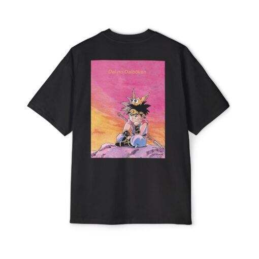 Oversized Tee [Back Print] - Dai - Sunset - Image 7