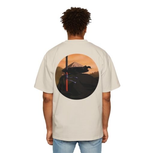 Oversized Tee [Back Print] – Ninja Scroll - Jubei Kibagami - Image 6