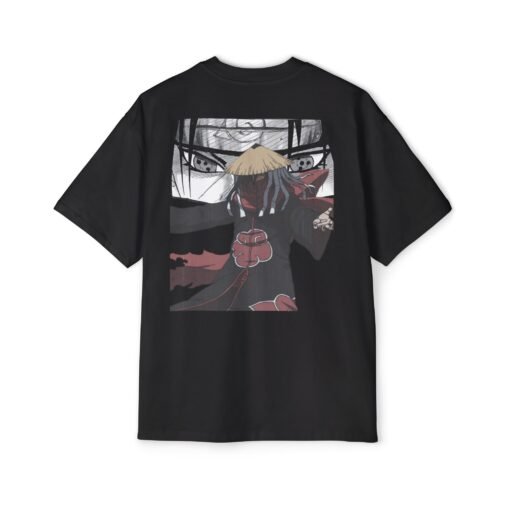Oversized Tee [Back Print] – Naruto – Itachi - Image 2