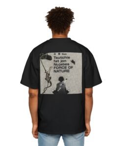 Oversized Tee [Back Print] – Samurai Champloo – Nujabes