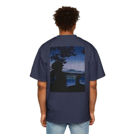 Oversized Tee [Back Print] – Samurai Champloo – Midnight Blue