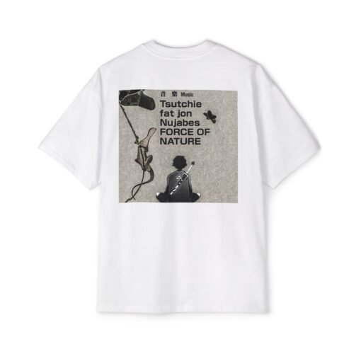 Oversized Tee [Back Print] – Samurai Champloo – Nujabes - Image 3