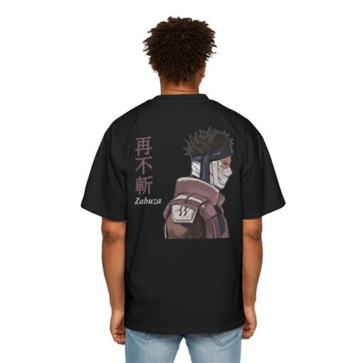 Oversized Tee [Back Print] – Naruto – Zabuza - Image 6