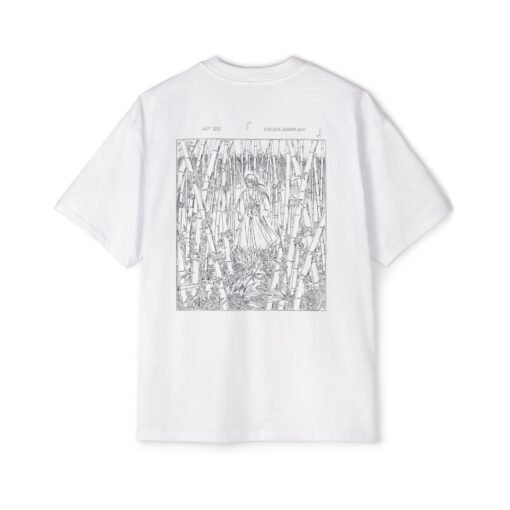 Oversized Tee [Back Print] – Kenshin – Bamboo - Image 3