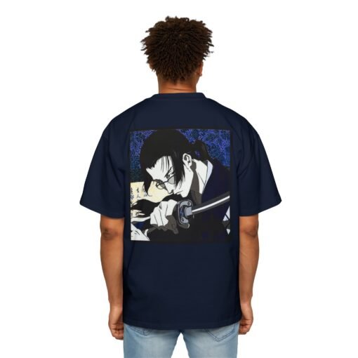 Oversized Tee [Back Print] - Samurai Champloo - Jin - Image 12