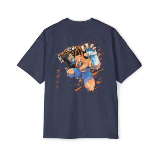 Oversized Tee [Back Print] - Street Fighter - Sagat - Image 11