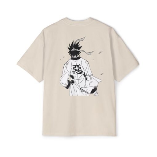 Oversized Tee [Back Print] – Kenshin – Sanosuke - Image 5