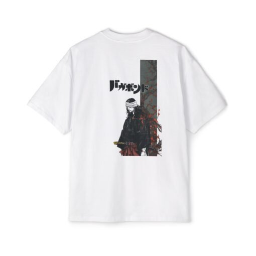 Oversized Tee [Back Print] – Vagabond – Musashi - Image 2