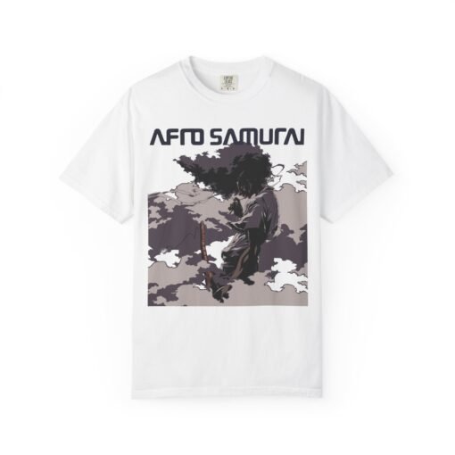 Regular Tee [Front Print] – Afro Samurai – Mist - Image 5