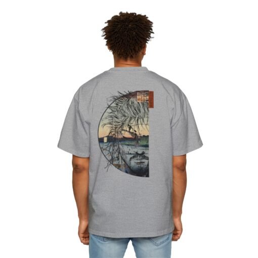 Oversized Tee [Back Print] – Vagabond – Portrait ukiyo-e - Image 9