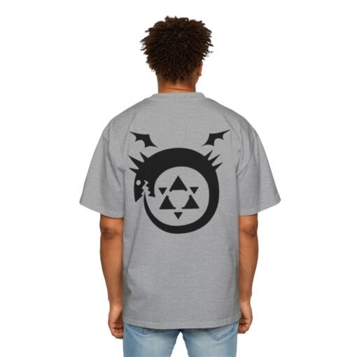 Oversized Tee [Back Print] – FMA - Ouroboros - Image 6