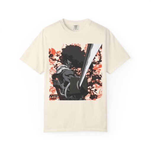 Regular Tee [Front Print] – Afro Samurai – Katana - Image 9
