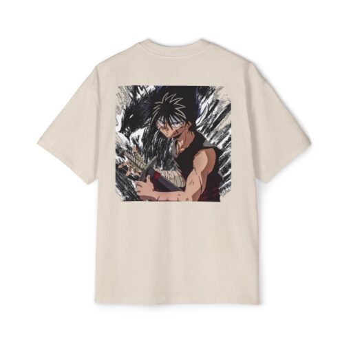 Oversized Tee [Back Print] – Yu yu Hakusho - Hiei - Image 5