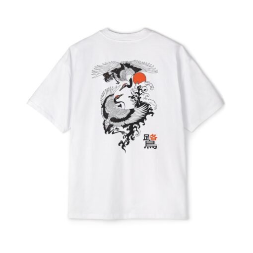 Oversized Tee [Back Print] – Bird - Image 2