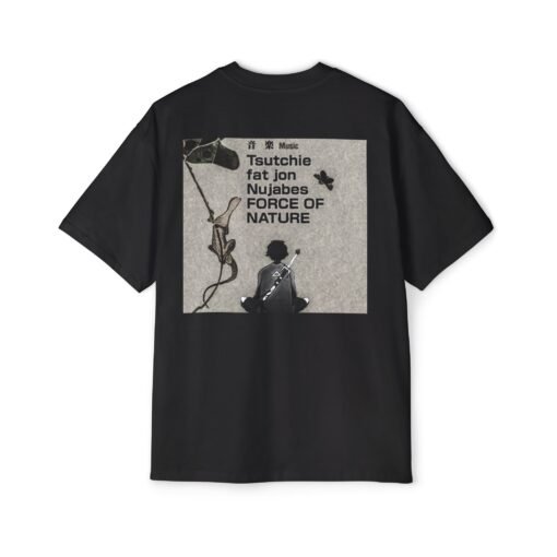 Oversized Tee [Back Print] – Samurai Champloo – Nujabes - Image 2