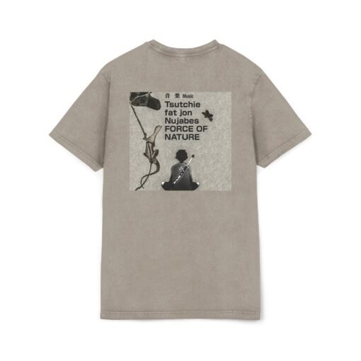Washed Tee [Back Print] – Samurai Champloo – Nujabes - Image 2