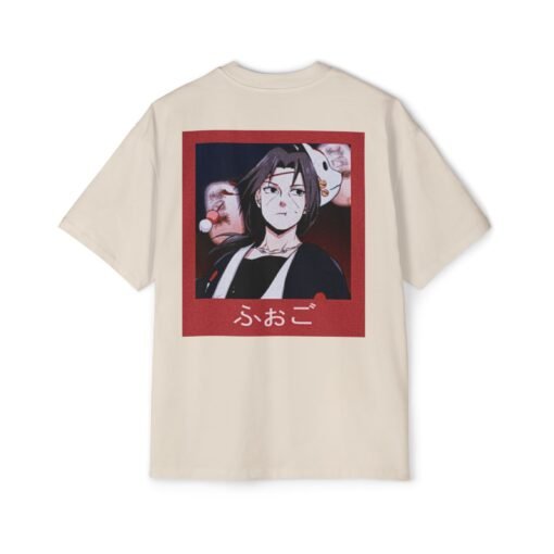 Oversized Tee [Back Print] – Naruto – Young Itachi - Image 5