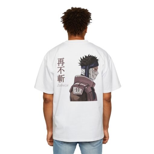 Oversized Tee [Back Print] – Naruto – Zabuza - Image 4