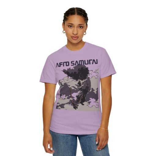 Regular Tee [Front Print] – Afro Samurai – Mist - Image 19