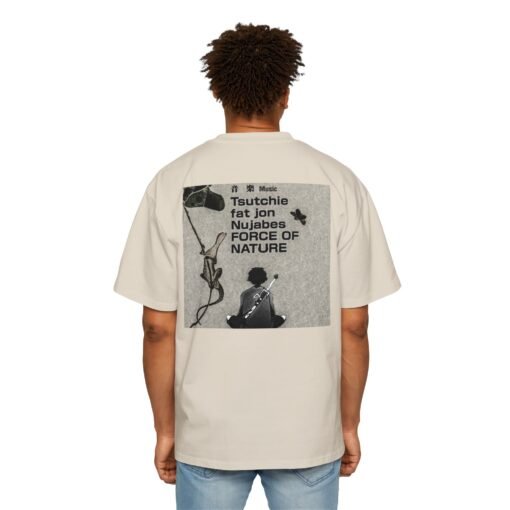 Oversized Tee [Back Print] – Samurai Champloo – Nujabes - Image 6