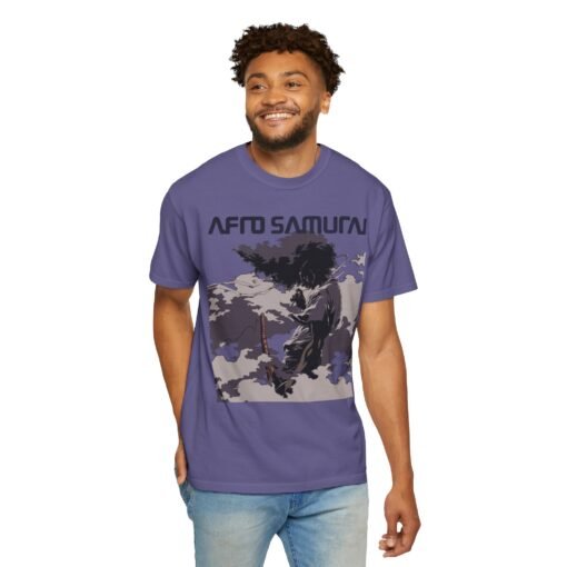Regular Tee [Front Print] – Afro Samurai – Mist - Image 16