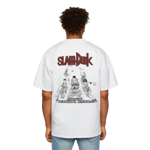 Oversized Tee [Back Print] – Slam Dunk – Shohoku - Image 4