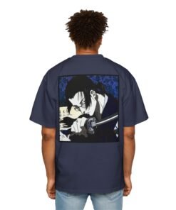 Oversized Tee [Back Print] - Samurai Champloo - Jin