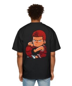 Oversized Tee [Back Print] – Slam Dunk – Sakuragi