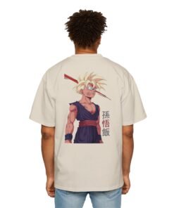 Oversized Tee [Back Print] - DBZ - Gohan