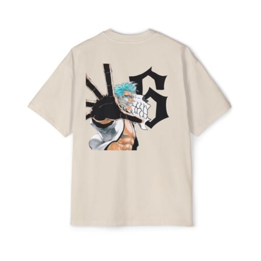 Oversized Tee [Back Print] – Bleach – Grimmjow - Image 5
