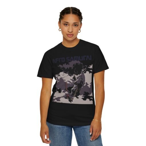 Regular Tee [Front Print] – Afro Samurai – Mist - Image 11