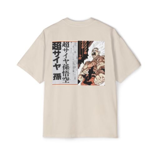 Oversized Tee [Back Print] – DBZ – Goku - Image 5