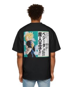 Oversized Tee [Back Print] – DBZ – Vegeta