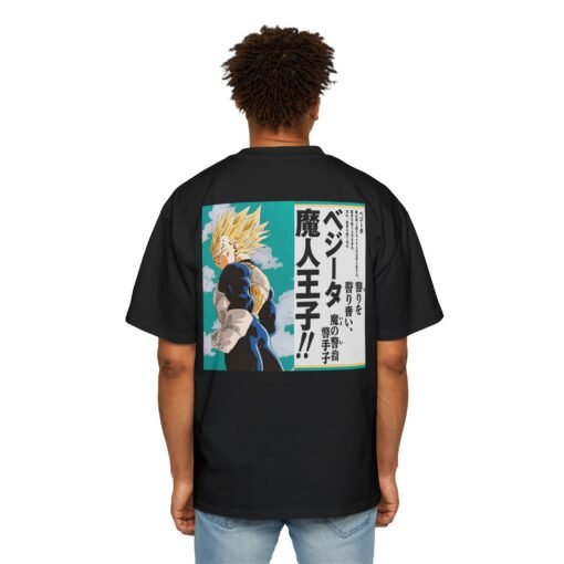 Oversized Tee [Back Print] – DBZ – Vegeta