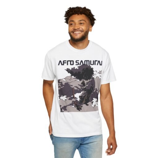 Regular Tee [Front Print] – Afro Samurai – Mist - Image 8