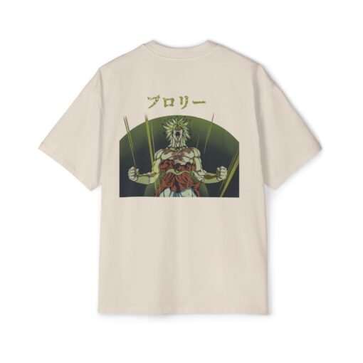 Oversized Tee [Back Print] – DBZ - Broly - Image 5