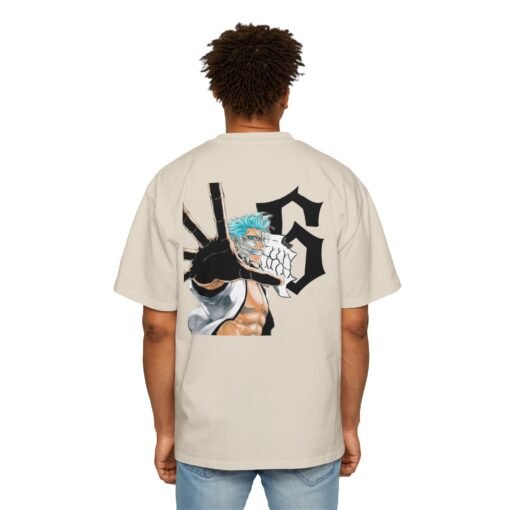 Oversized Tee [Back Print] – Bleach – Grimmjow - Image 6