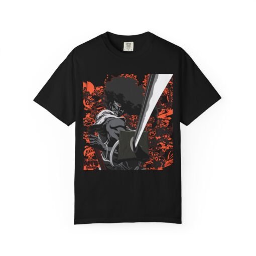 Regular Tee [Front Print] – Afro Samurai – Katana - Image 2
