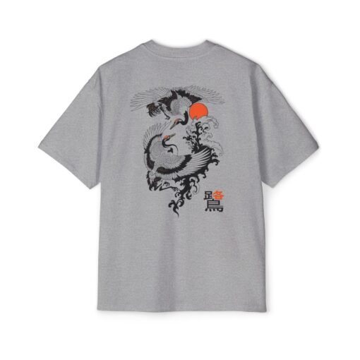 Oversized Tee [Back Print] – Bird - Image 5