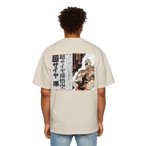 Oversized Tee [Back Print] – DBZ – Goku - Image 6