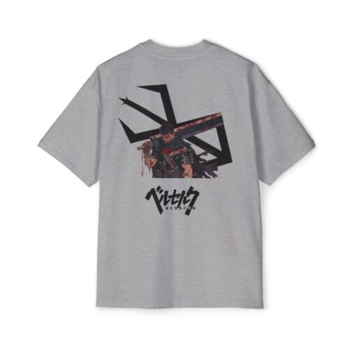Oversized Tee [Back Print] – Berserk – Swordsman - Image 5