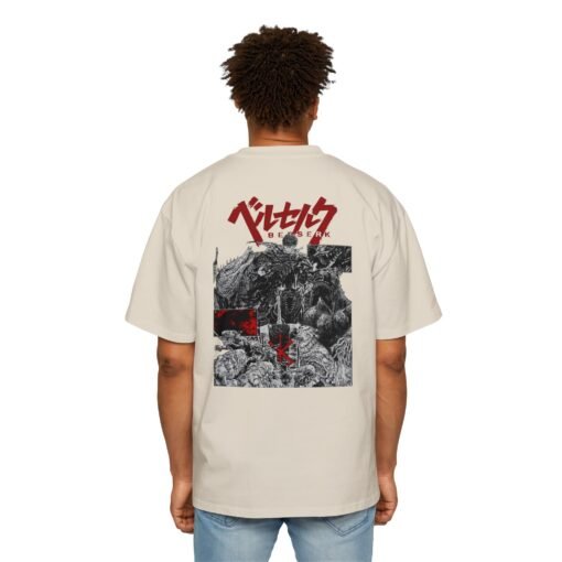 Oversized Tee [Back Print] – Berserk – War - Image 6