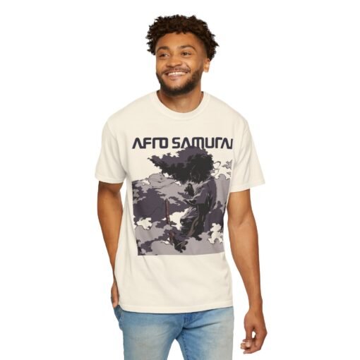 Regular Tee [Front Print] – Afro Samurai – Mist