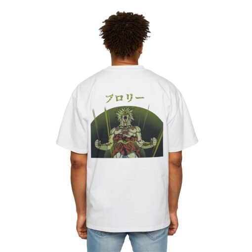 Oversized Tee [Back Print] – DBZ - Broly - Image 4