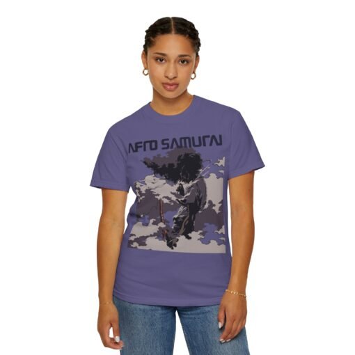 Regular Tee [Front Print] – Afro Samurai – Mist - Image 15