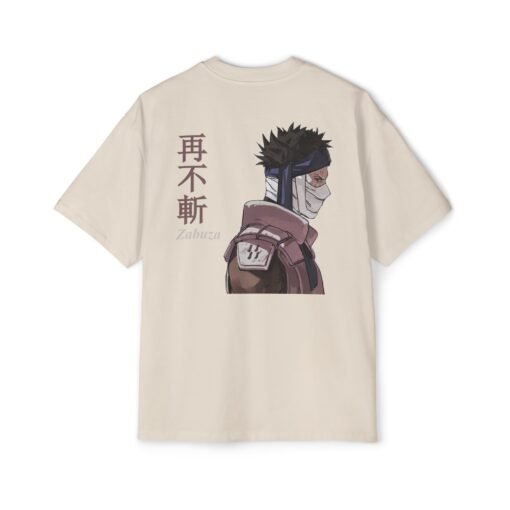 Oversized Tee [Back Print] – Naruto – Zabuza - Image 2