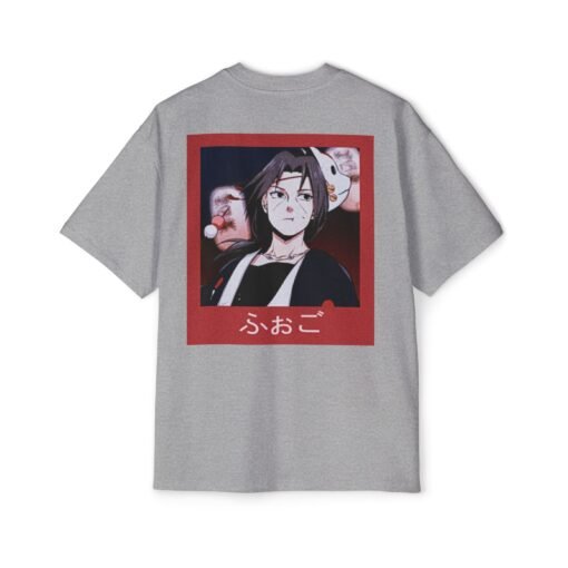 Oversized Tee [Back Print] – Naruto – Young Itachi - Image 7