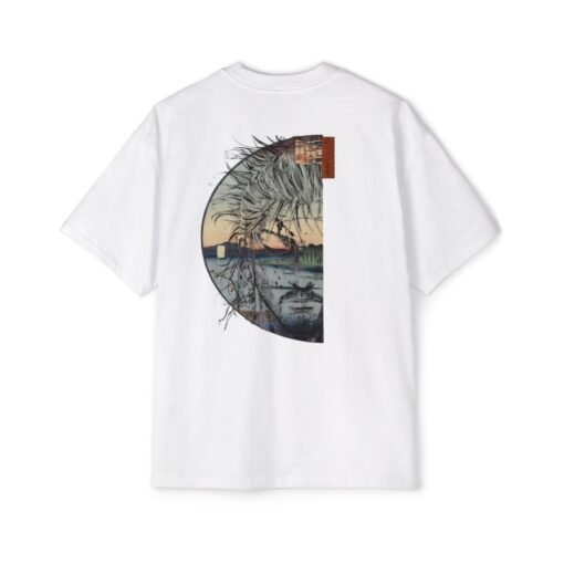 Oversized Tee [Back Print] – Vagabond – Portrait ukiyo-e - Image 3